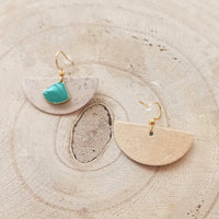 Boucles d'oreilles en liège LouKarmyliege