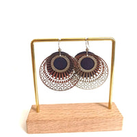 Boucles d'oreilles en liège ou cuir de pomme, Jade Karmyliege