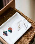 Boucles d'oreilles en liège Alice Karmyliege