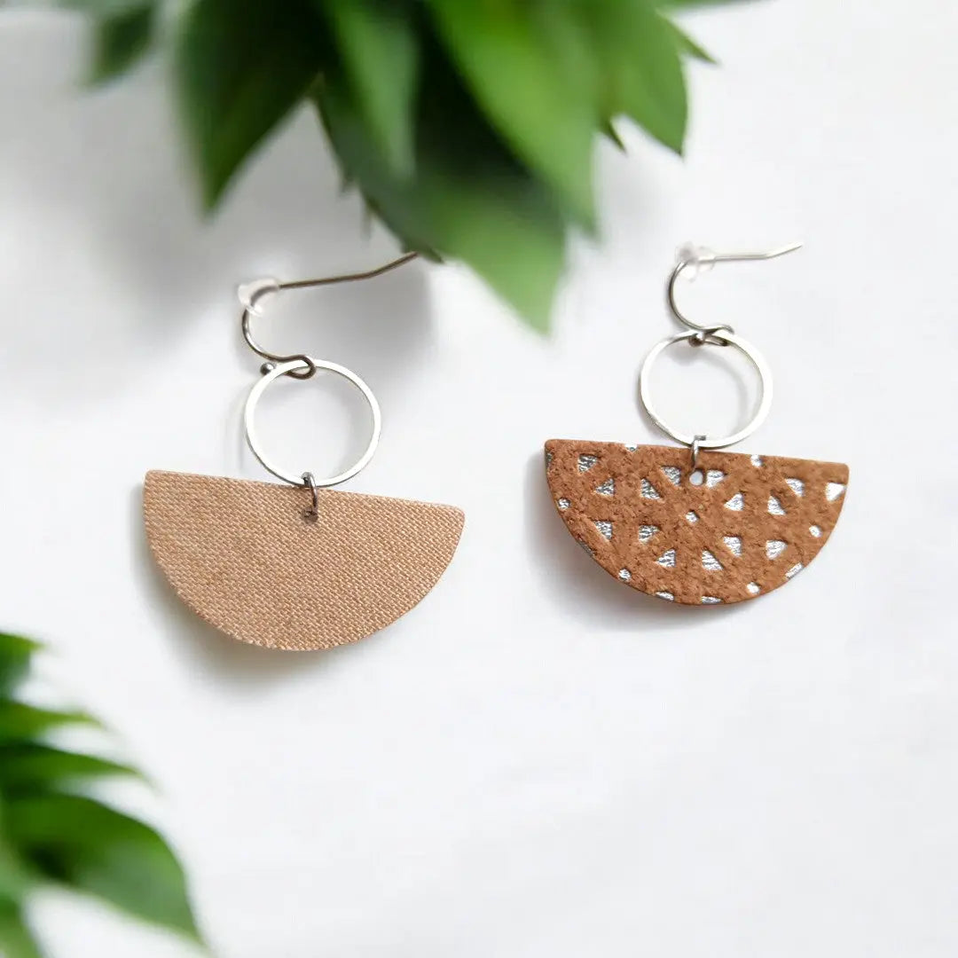 Boucles d'oreilles en liège Chloé Karmyliege
