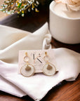 Boucles d'oreilles en liège Johana Karmyliege