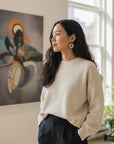 Boucles d'oreilles vegan en cuir de cactus, Léa Karmyliege