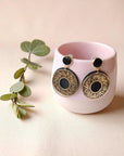 Boucles d'oreilles vegan en cuir de cactus, Léa Karmyliege