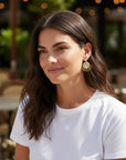 Boucles d'oreilles vegan en peau de pomme, Elena Karmyliege