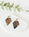 Boucles d'oreilles vegan, Alicia - liège Karmyliege