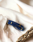 Bracelet en Liège Naturel Livia doré Karmyliege 20cm-Bleu-marine