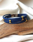 Bracelet en Liège Naturel Livia doré Karmyliege