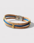 Bracelet en Liège Naturel Livie, doré - Eco-friendly Karmyliege