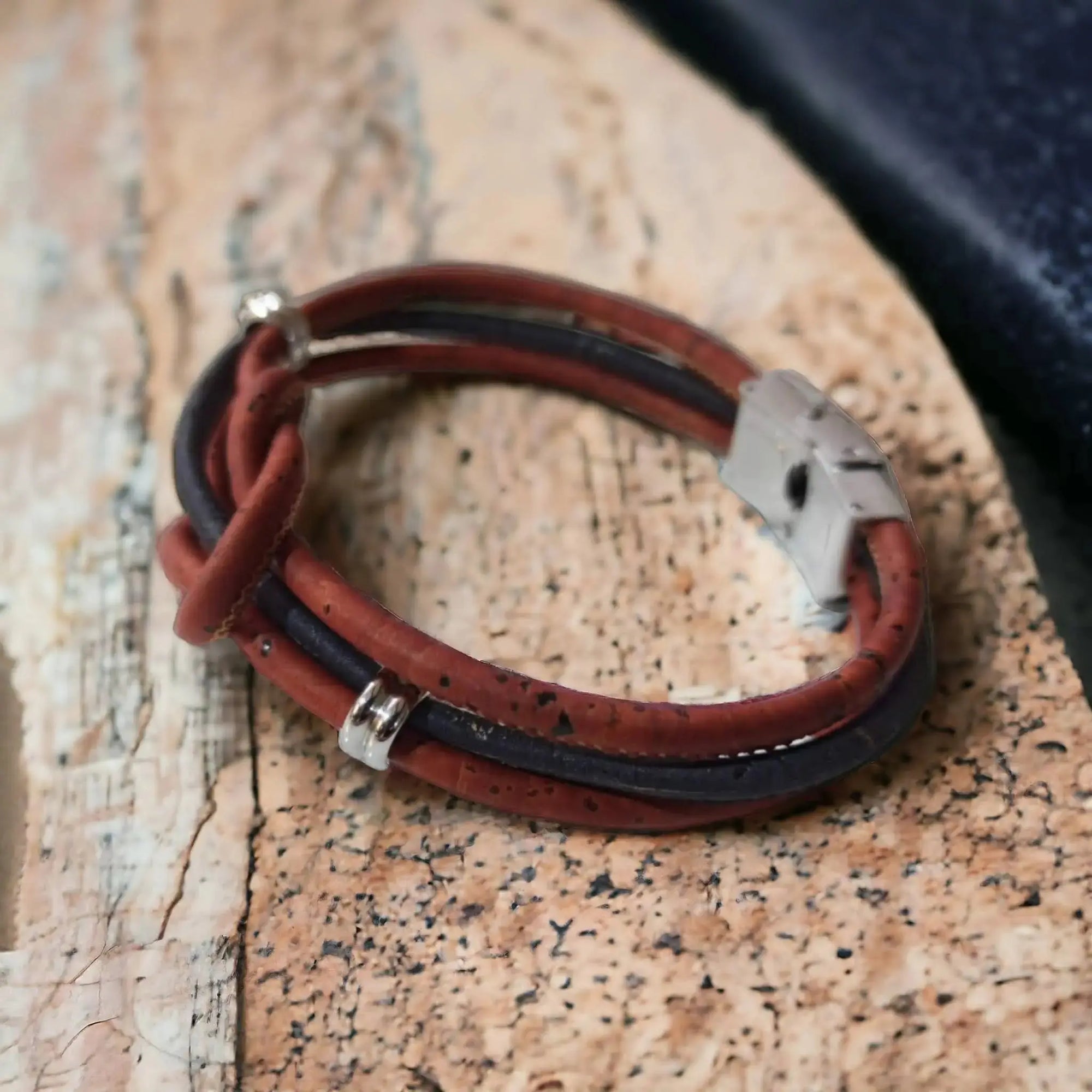 Bracelet en liège - Bijoux unisexe - Yaël Karmyliege
