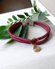 Bracelet en liège Elena Karmyliege 20-cm-poignet-fort-Bordeaux