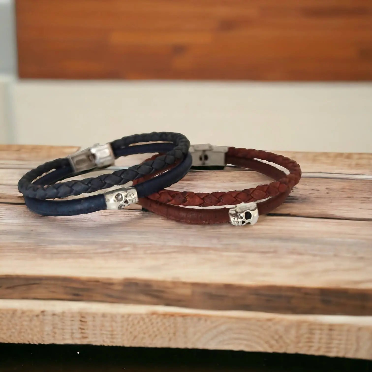 Bracelet en liège Lou - Bijoux unisexe gothique Karmyliege