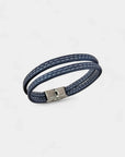 Bracelet en liège Nathanaël Karmyliege 18cm / Bleu foncé