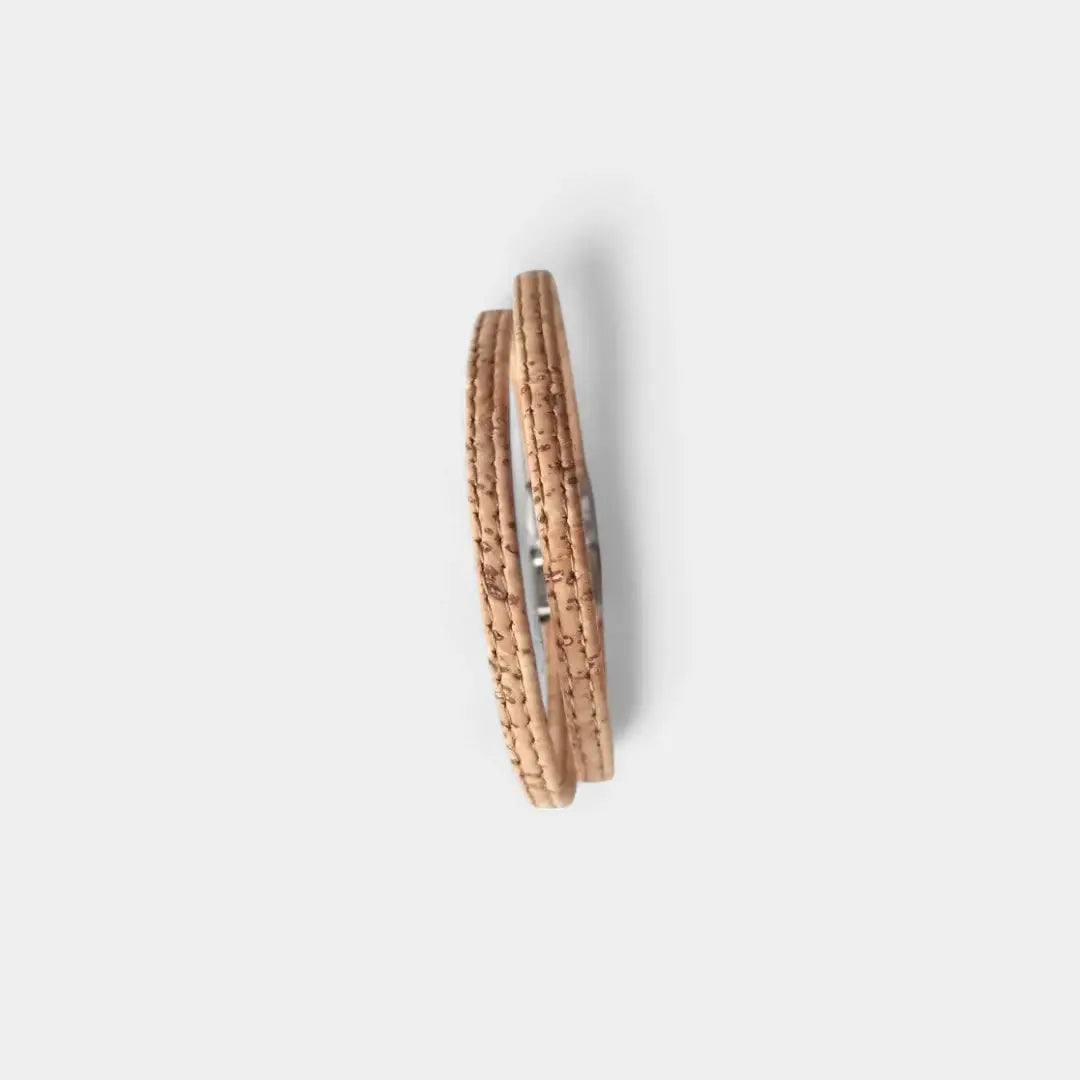 Bracelet en liège Nathanaël Karmyliege 18cm / Beige
