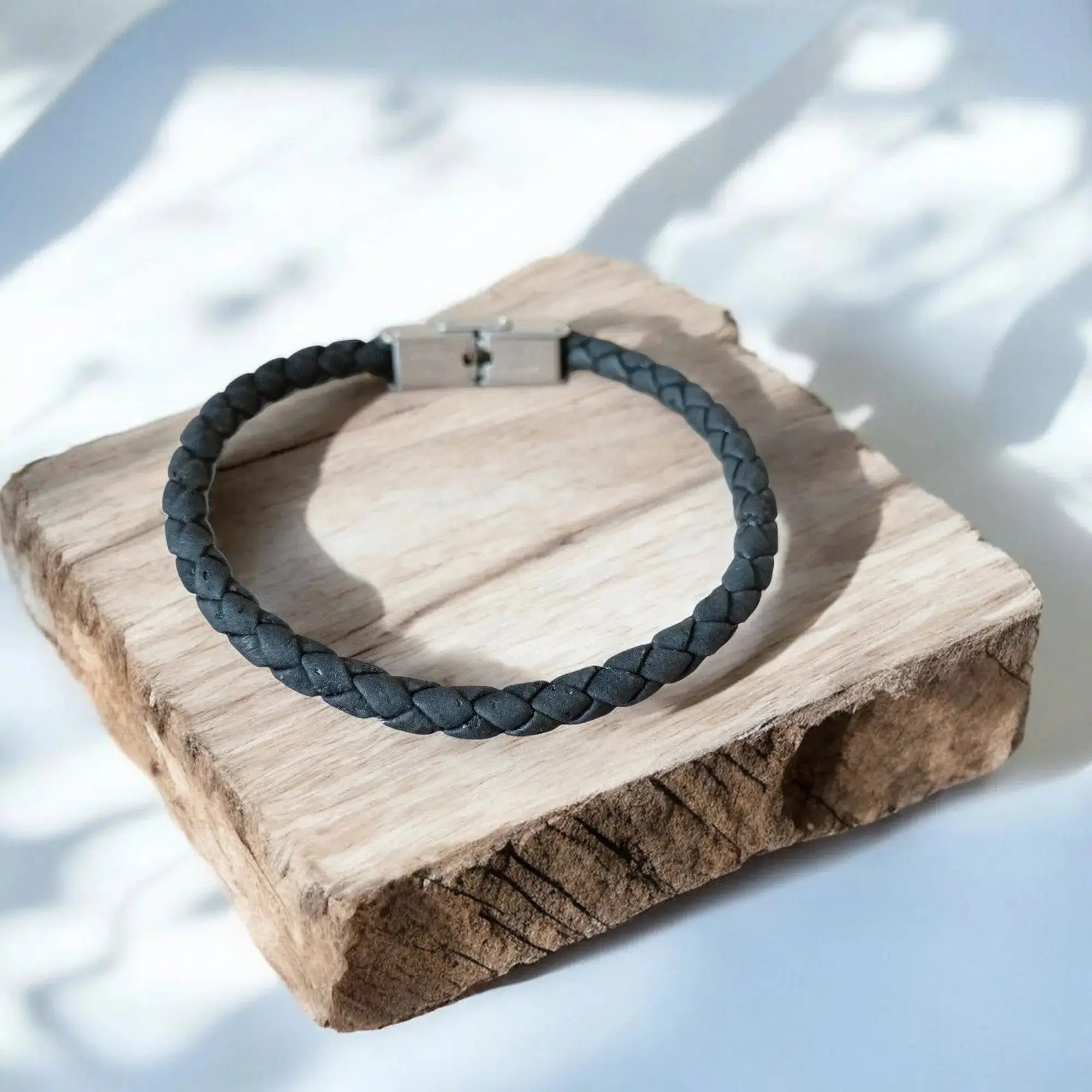 Bracelet en liège Terra Karmyliege Noir-22cm