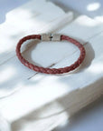 Bracelet en liège Terra Karmyliege Marron-brique-22cm