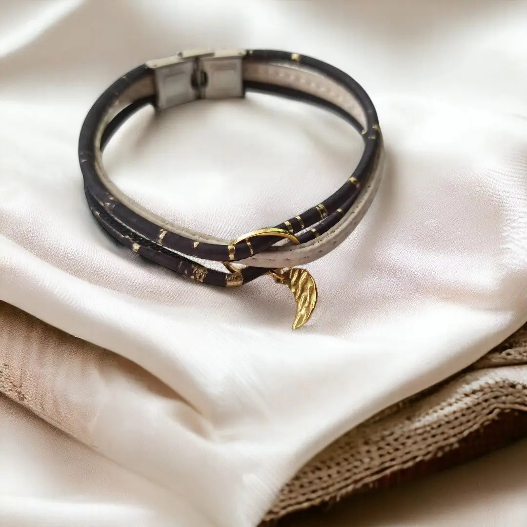 Bracelet en liège naturel Luna Karmyliege