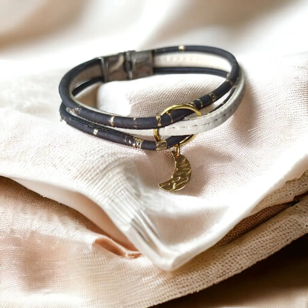 Bracelet en liège naturel Luna Karmyliege
