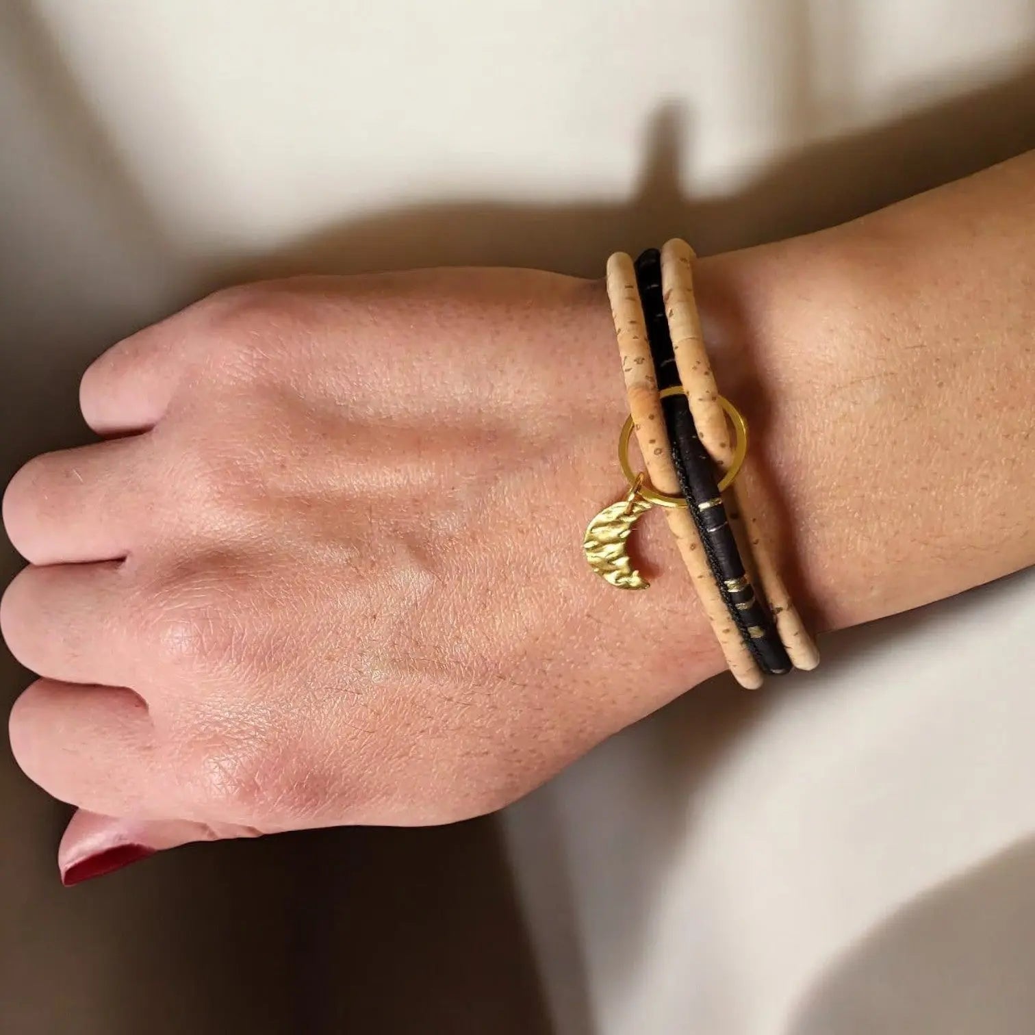 Bracelet en liège naturel Luna Karmyliege