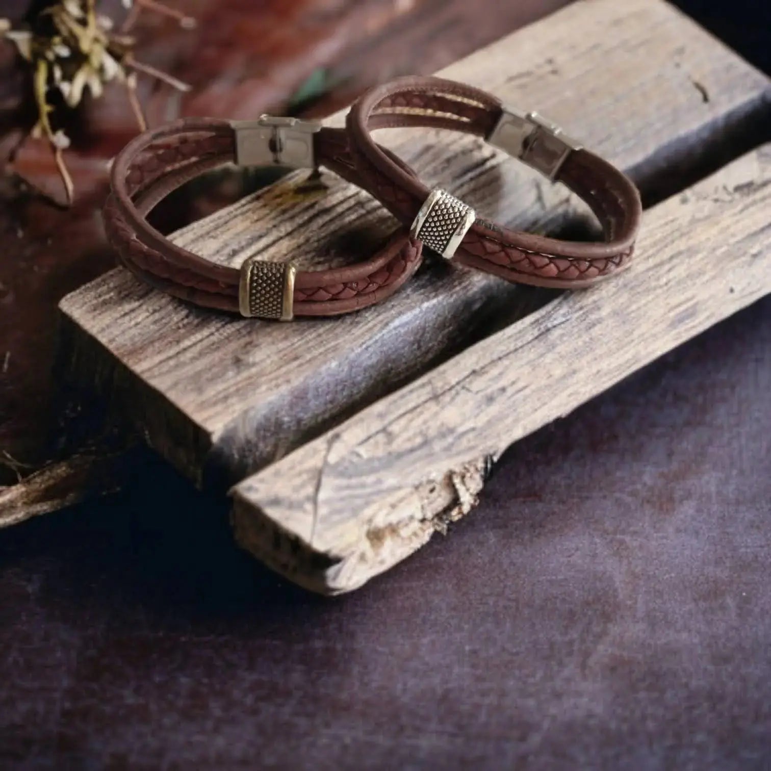 Bracelet en liège tressé Fabien Karmyliege