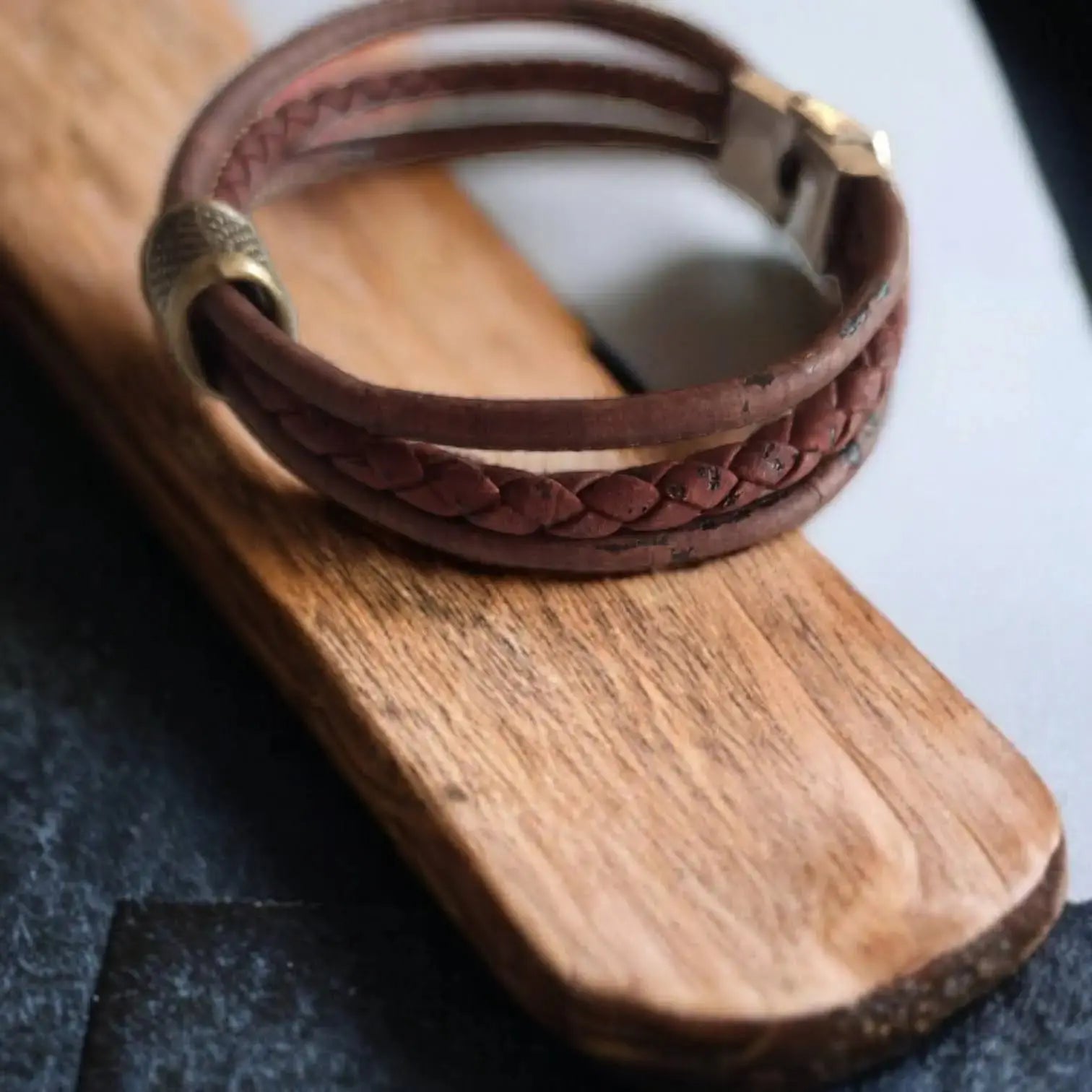 Bracelet en liège tressé Fabien Karmyliege