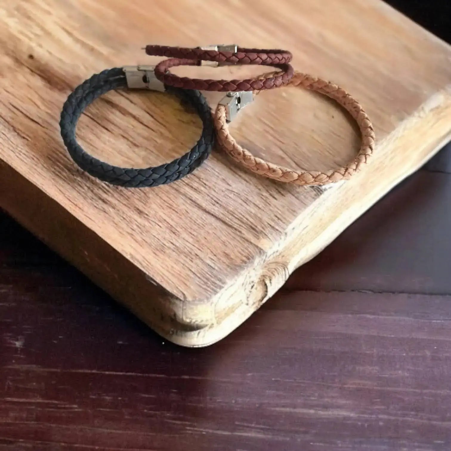 Bracelet en liège tressé Léo Karmyliege