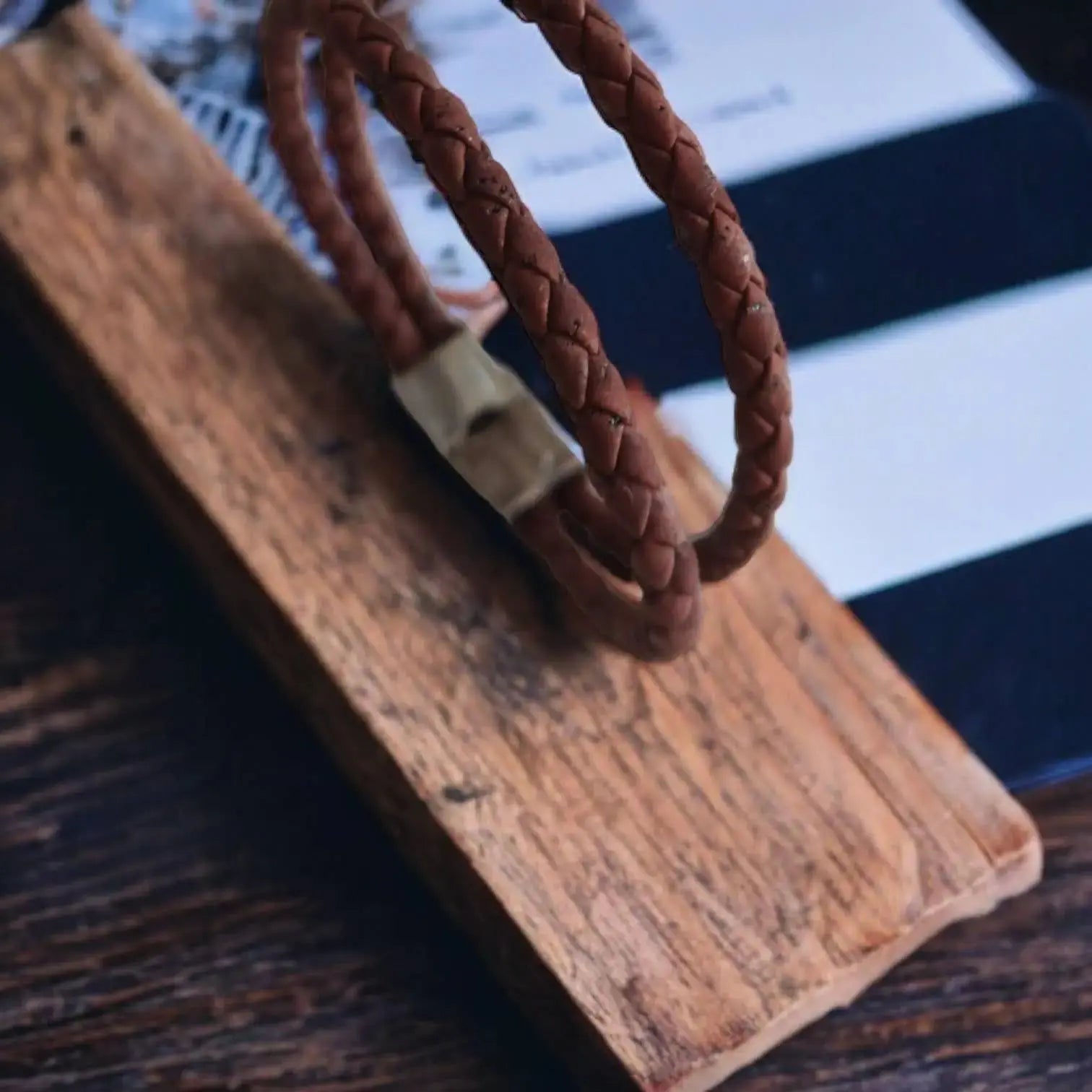 Bracelet en liège tressé Léo Karmyliege