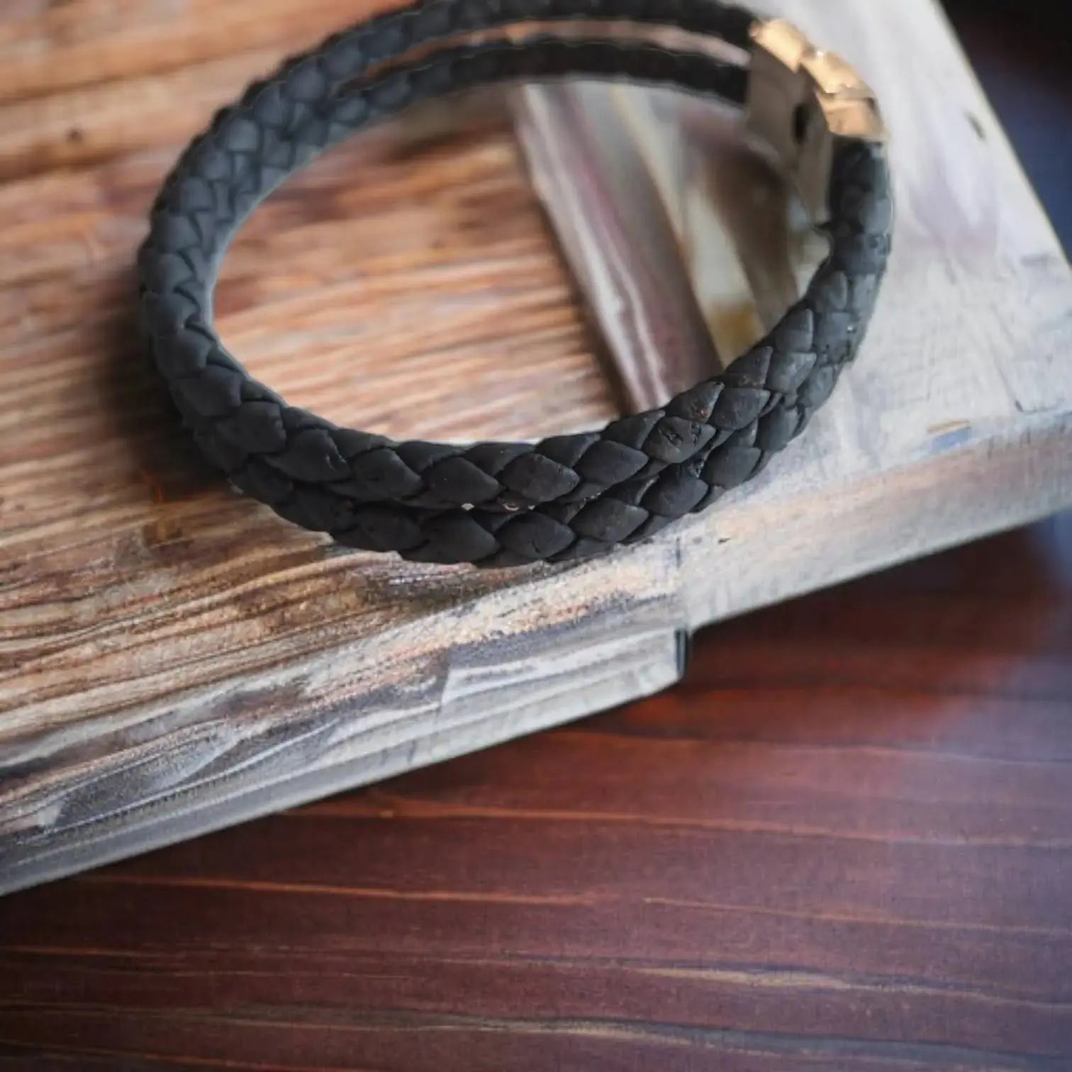 Bracelet en liège tressé Léo Karmyliege