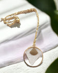 Collier en liège Johana et chaîne en acier inoxydable Karmyliege