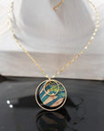 Collier en liège Lola et chaine en acier inoxydable Karmyliege