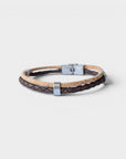 Bracelet vegan en liège tressé, Jules