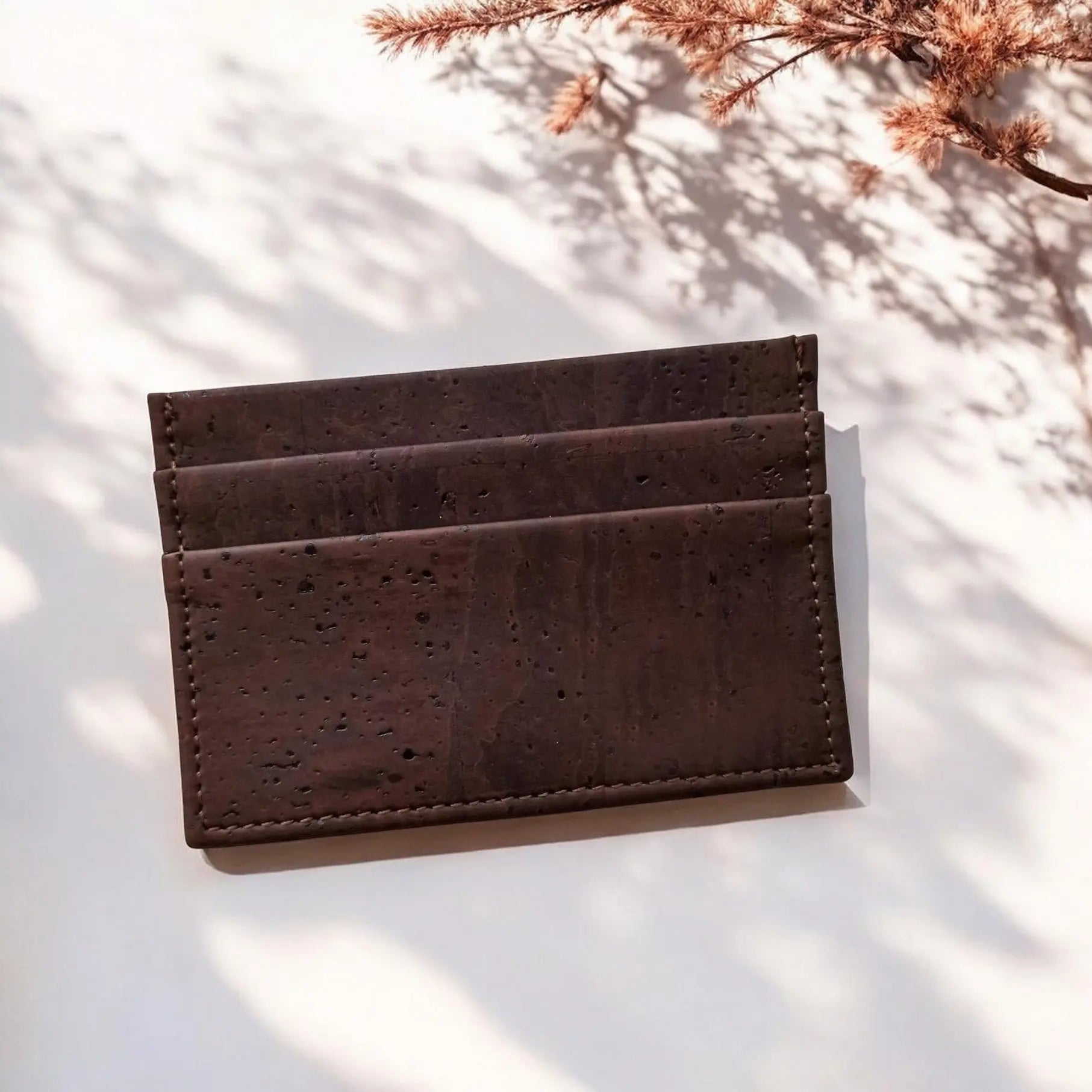 Porte-cartes en liège Karmyliege Marron