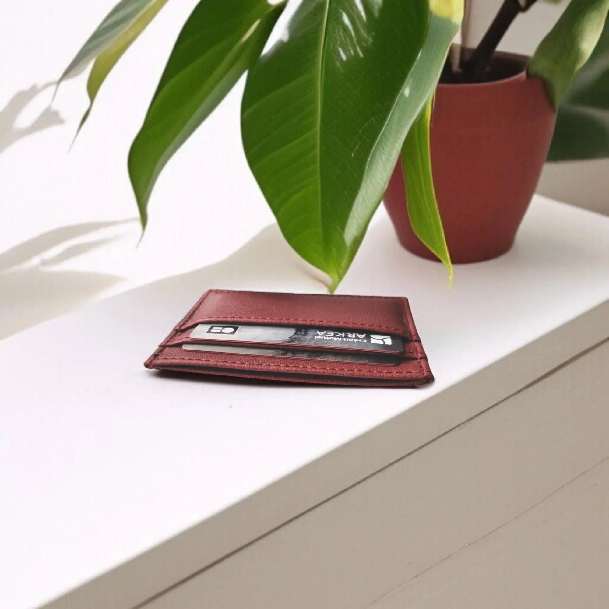 Porte cartes vegan en peau de pomme Karmyliege