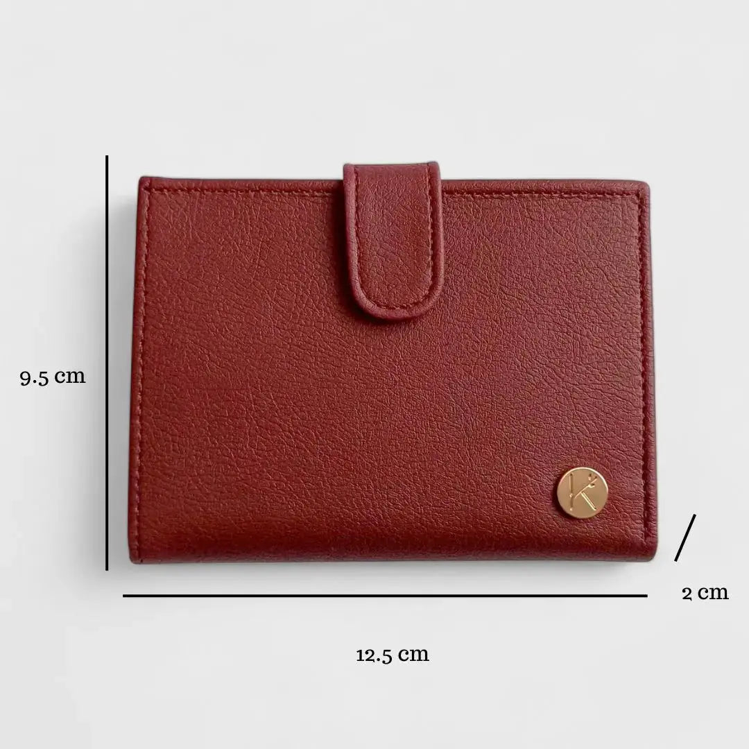Porte-monnaie en cuir de pomme Zoé Karmyliege
