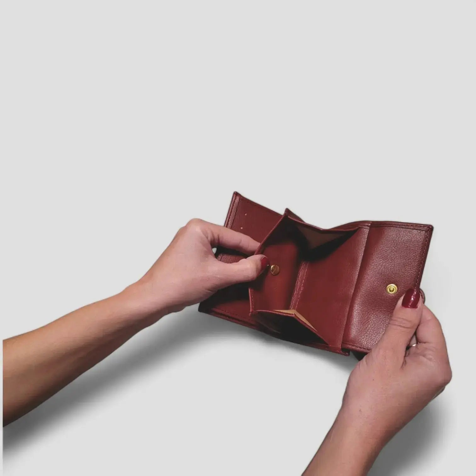 Porte-monnaie en cuir de pomme Zoé Karmyliege