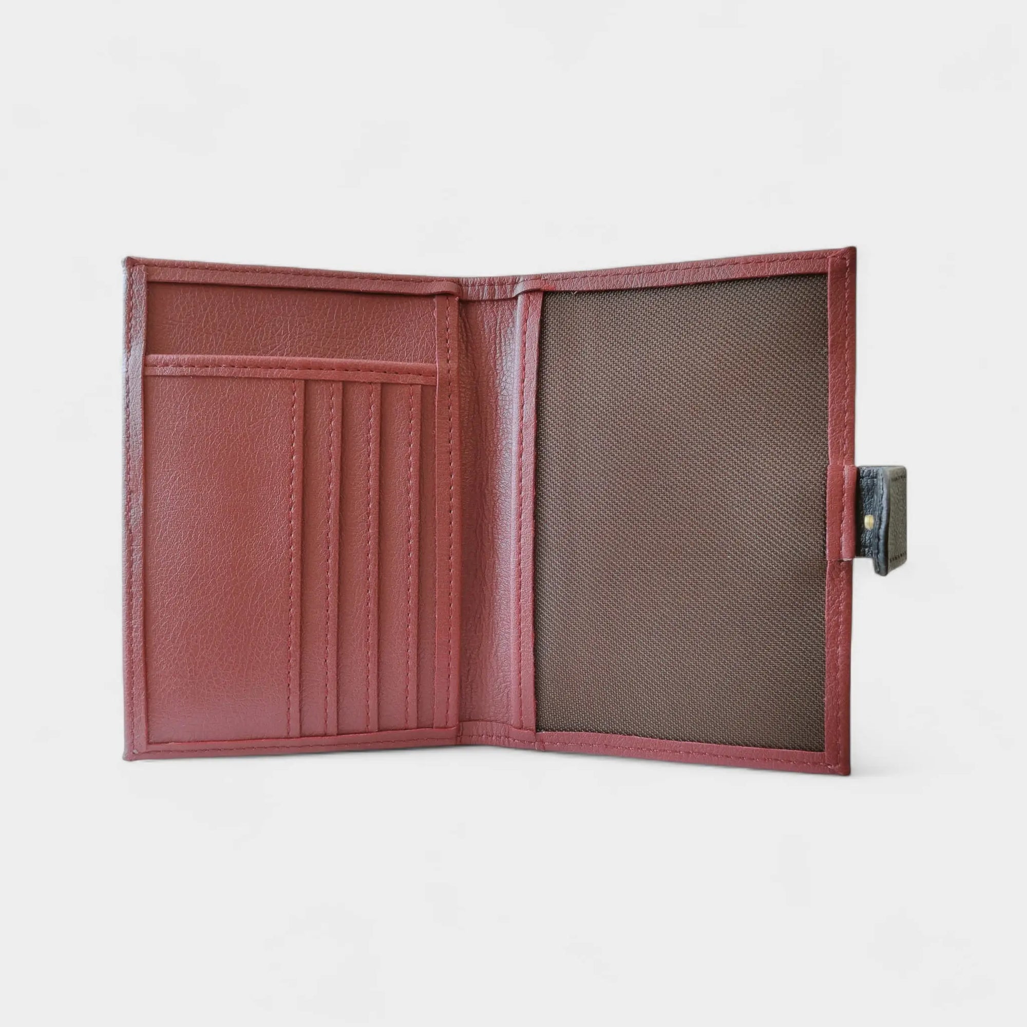 Porte-papiers et passeport en peau de pomme, Swan Karmyliege