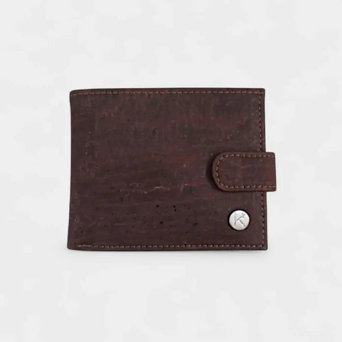 Portefeuille en liège Alex  Karmyliege Marron