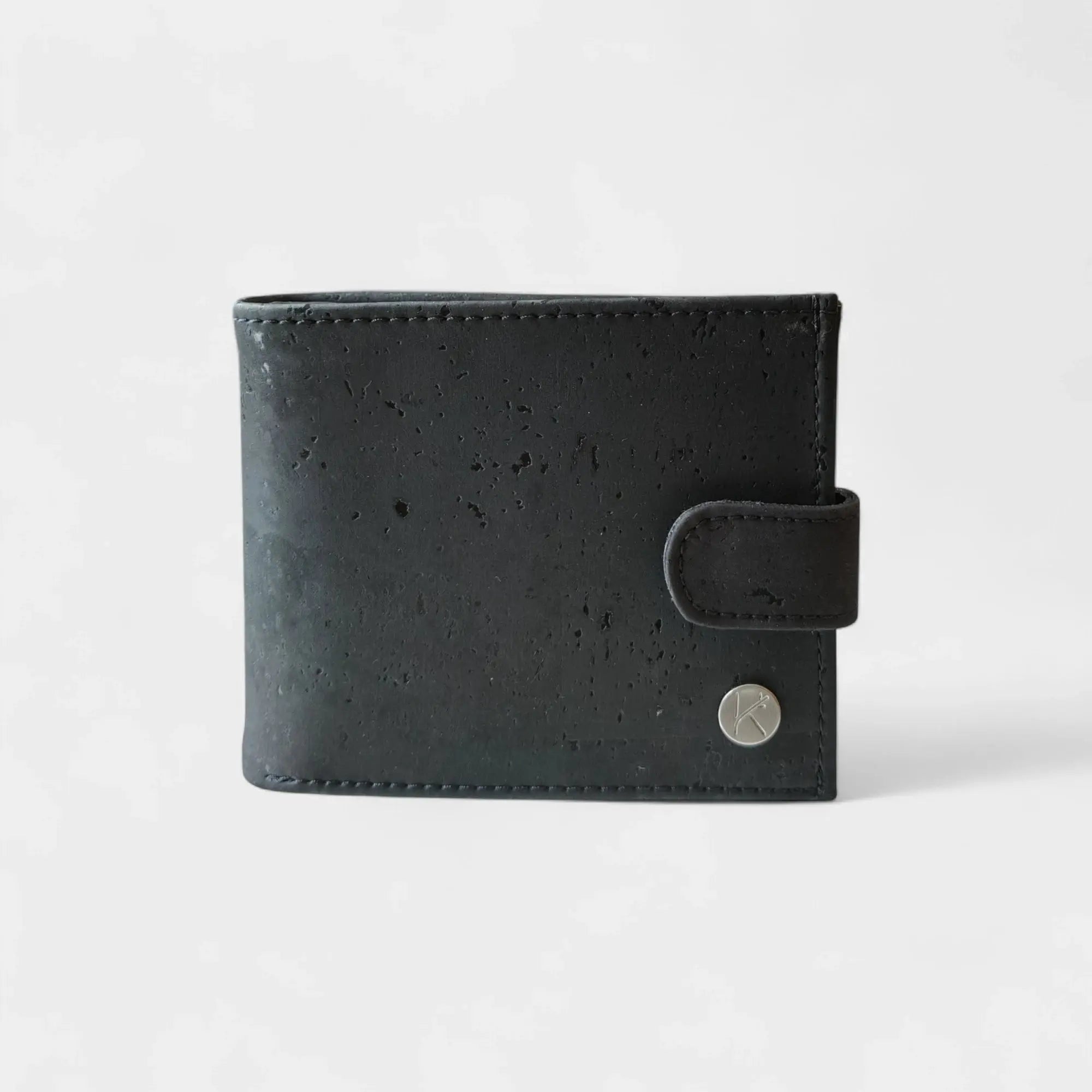 Portefeuille en liège Alex  Karmyliege Noir