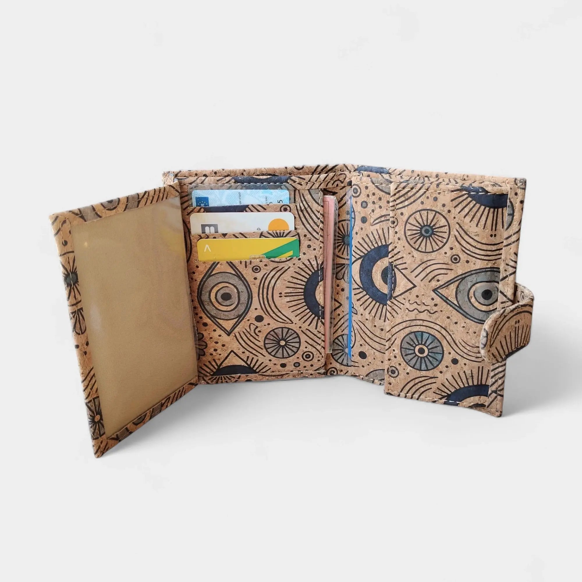 Portefeuille en liège coloré  Karmyliege