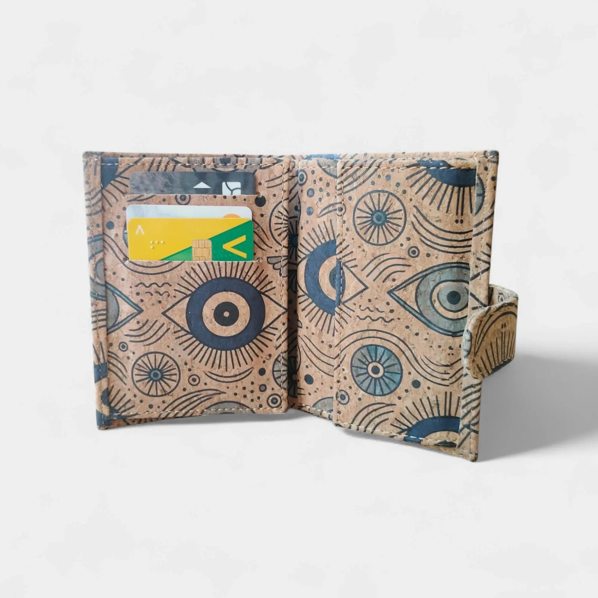 Portefeuille en liège coloré  Karmyliege