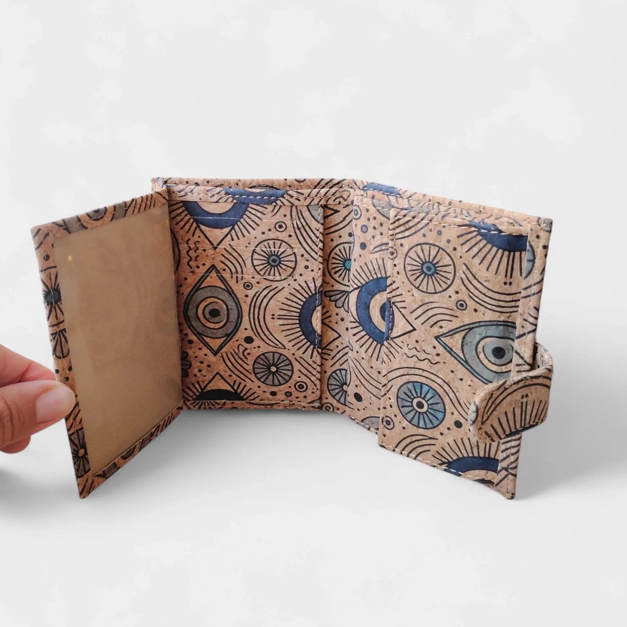 Portefeuille en liège coloré  Karmyliege