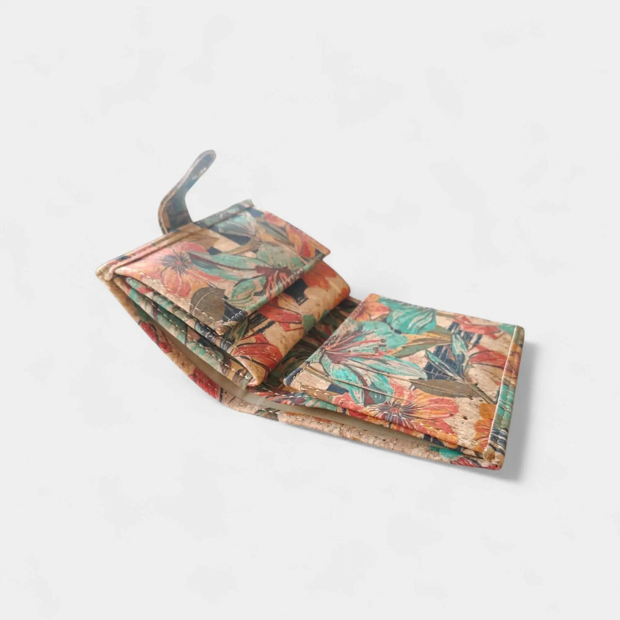 Portefeuille en liège coloré  Karmyliege