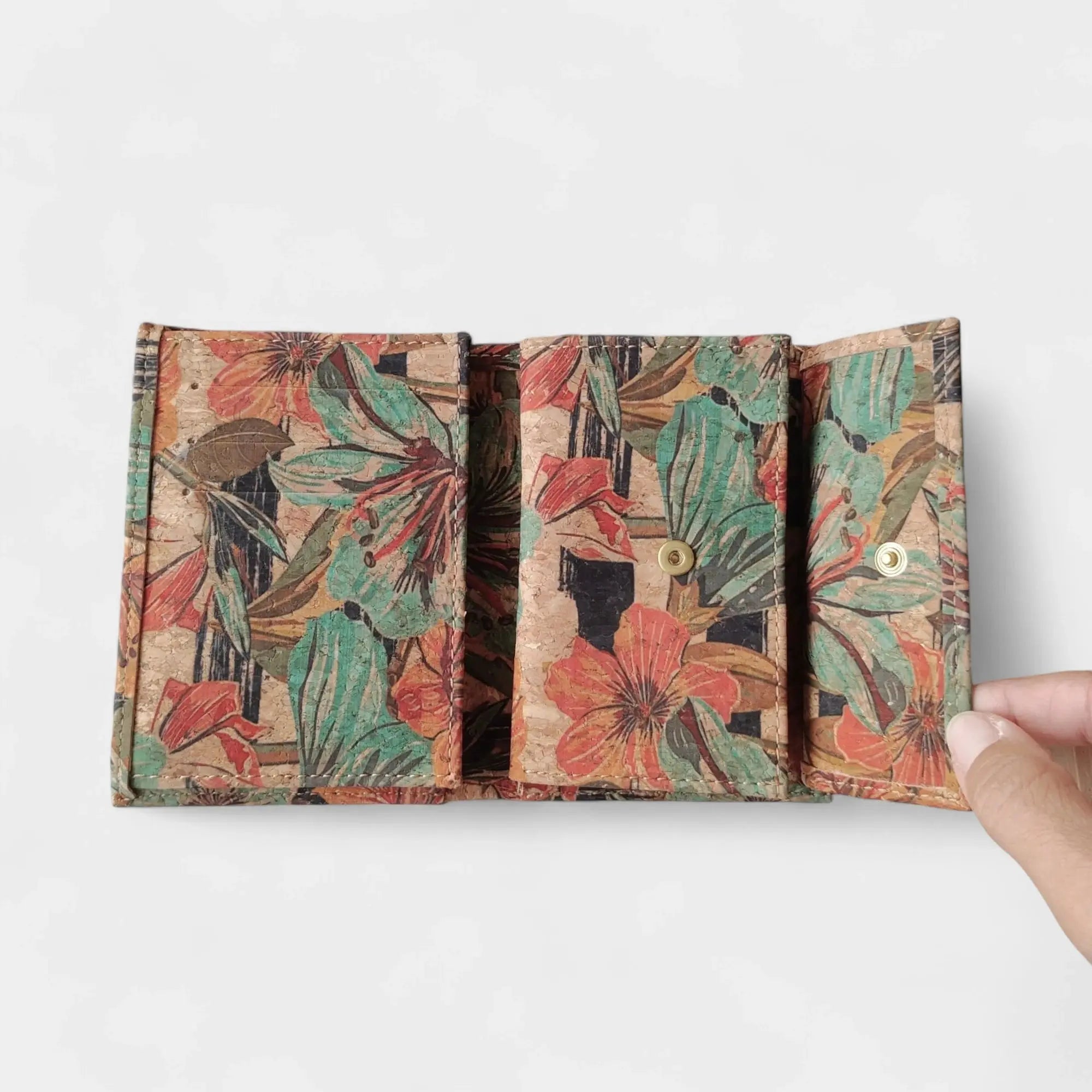 Portefeuille en liège coloré  Karmyliege