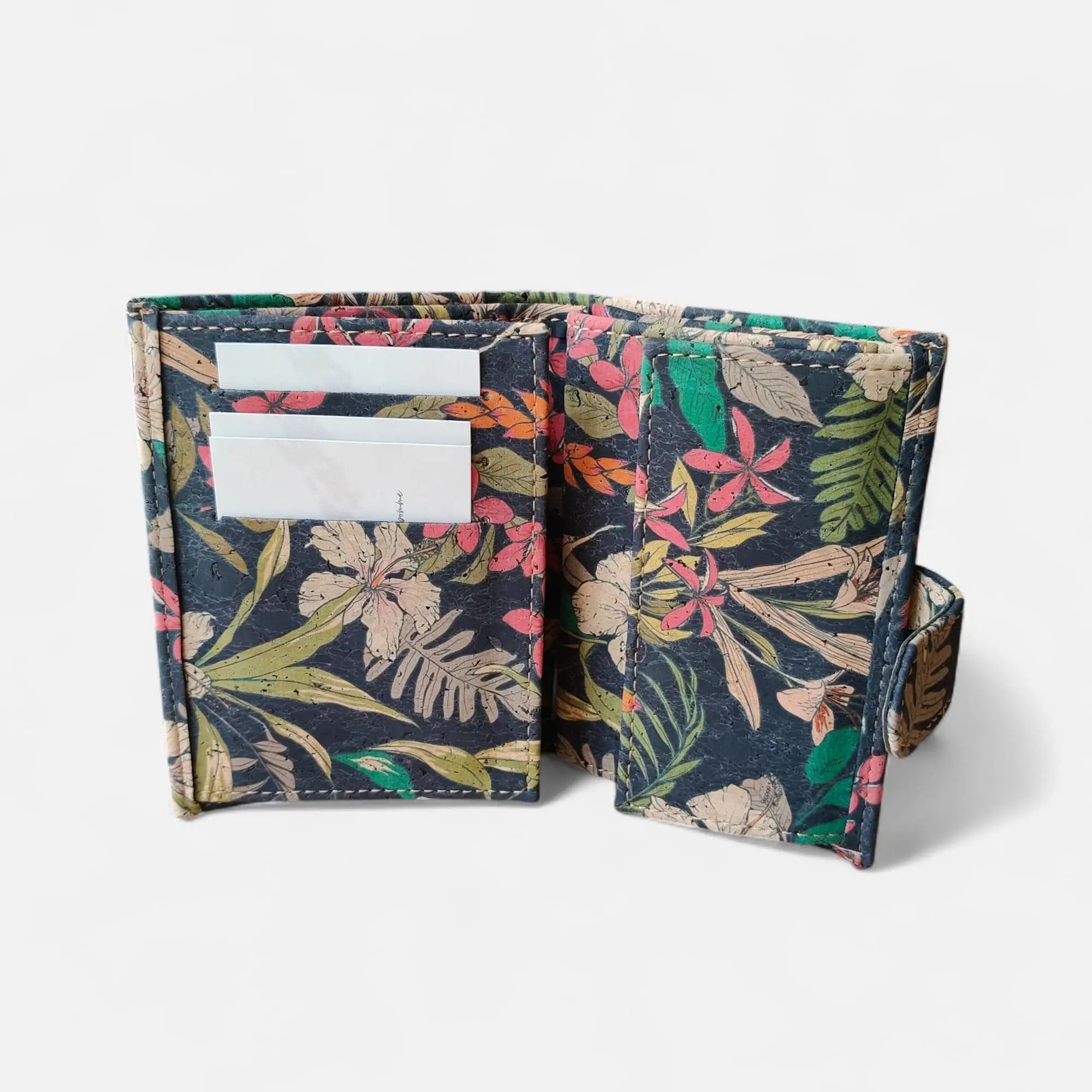 Portefeuille vegan en liège coloré, Zoé  Karmyliege