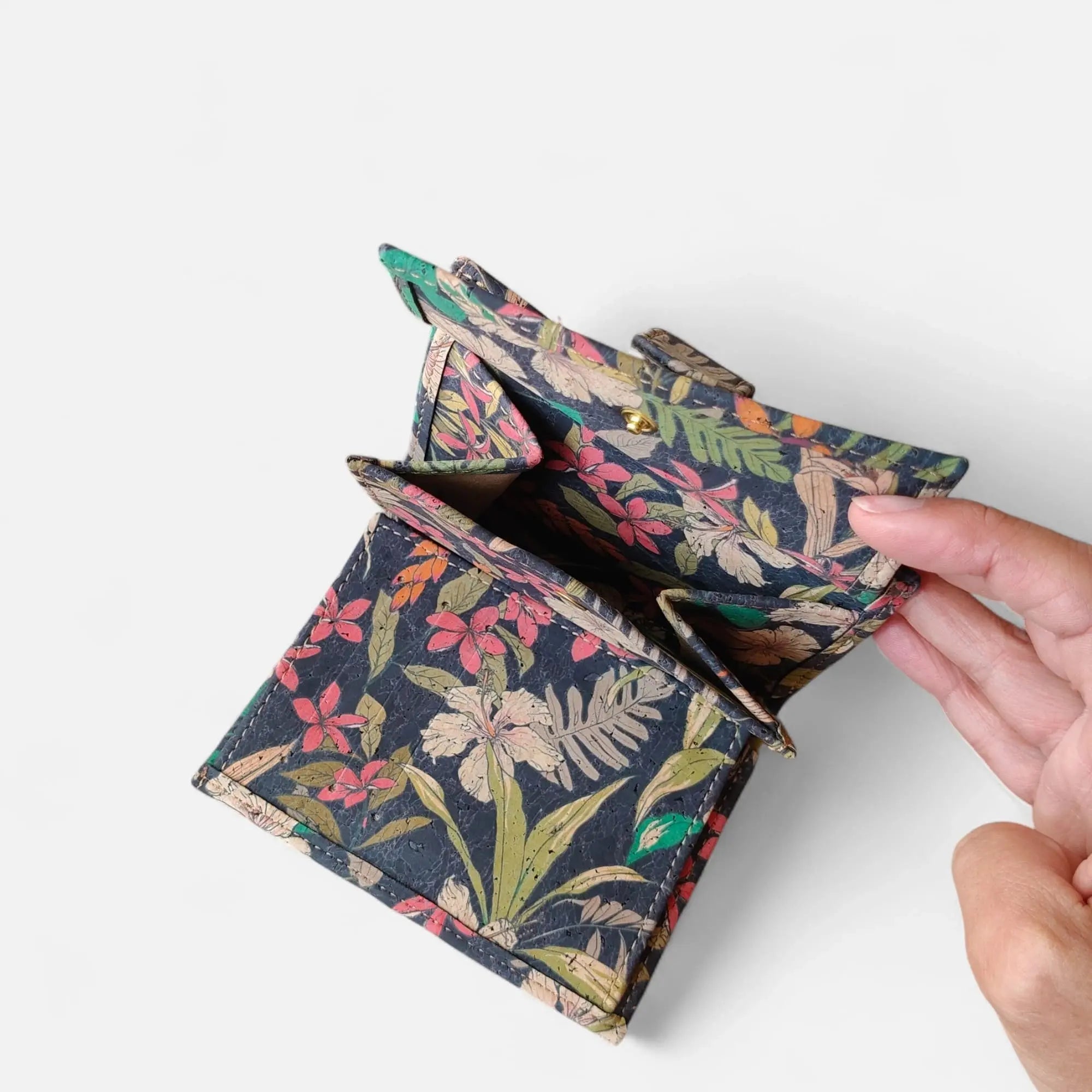 Portefeuille vegan en liège coloré, Zoé  Karmyliege