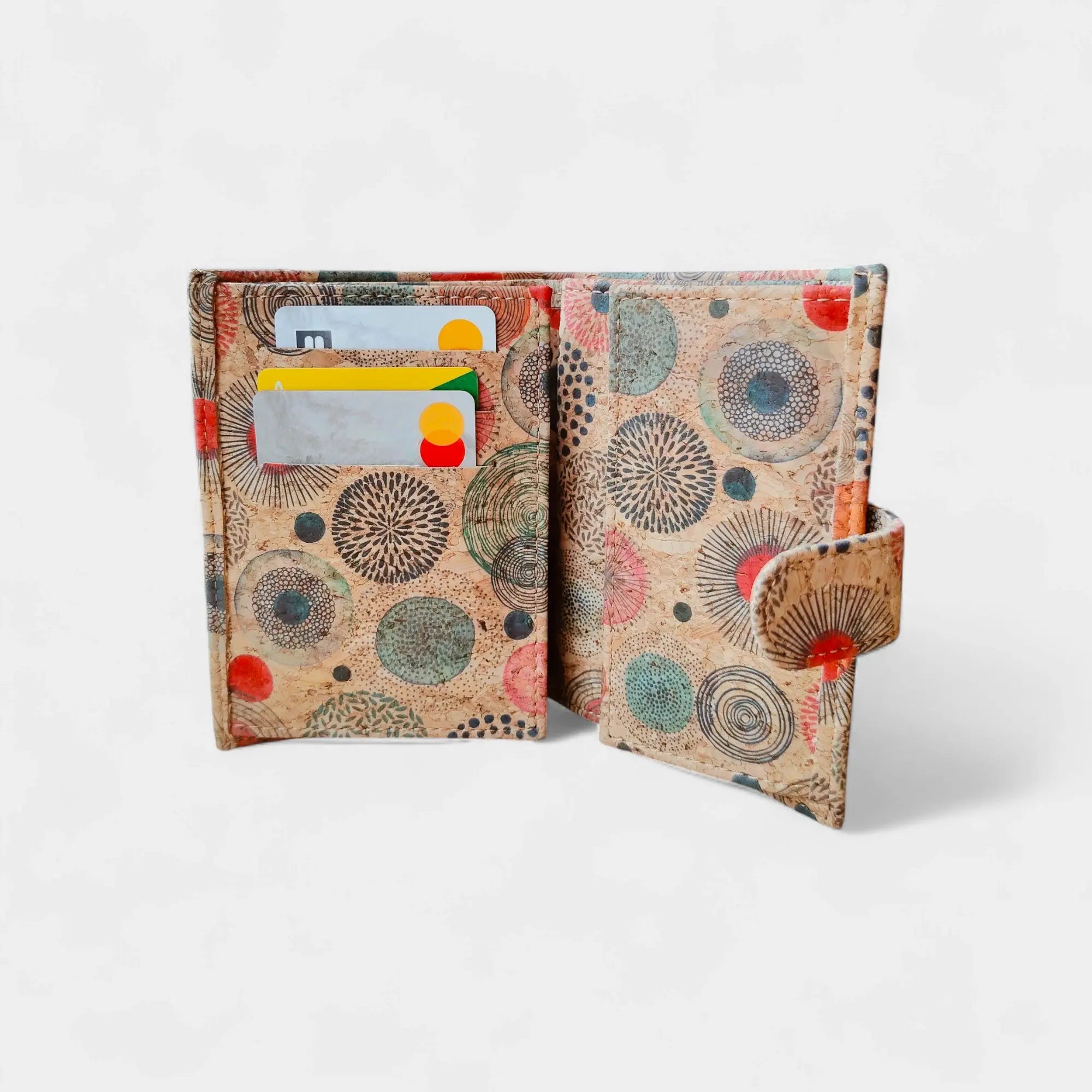 Portefeuille vegan en liège coloré, Zoé  Karmyliege