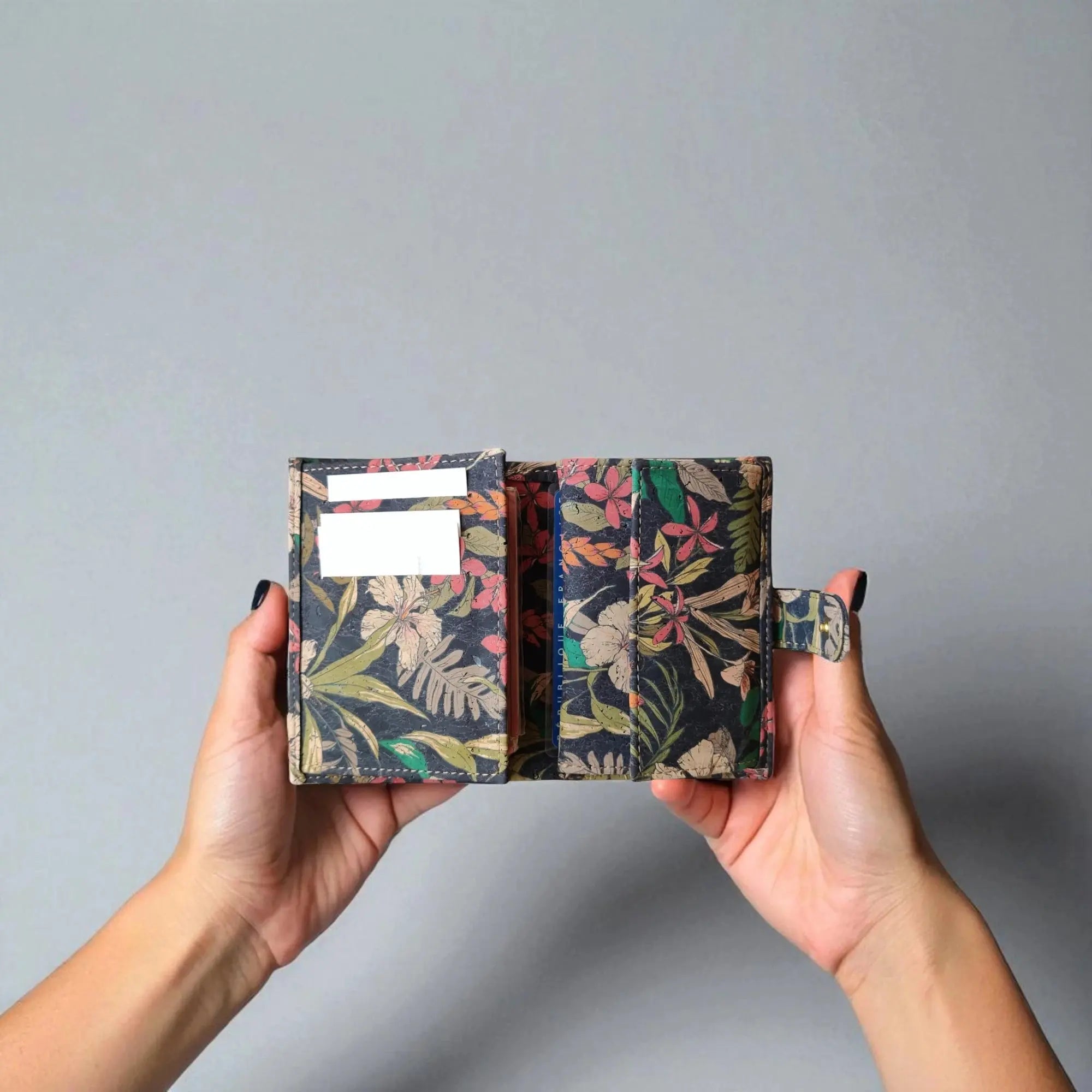 Portefeuille vegan en liège coloré, Zoé  Karmyliege