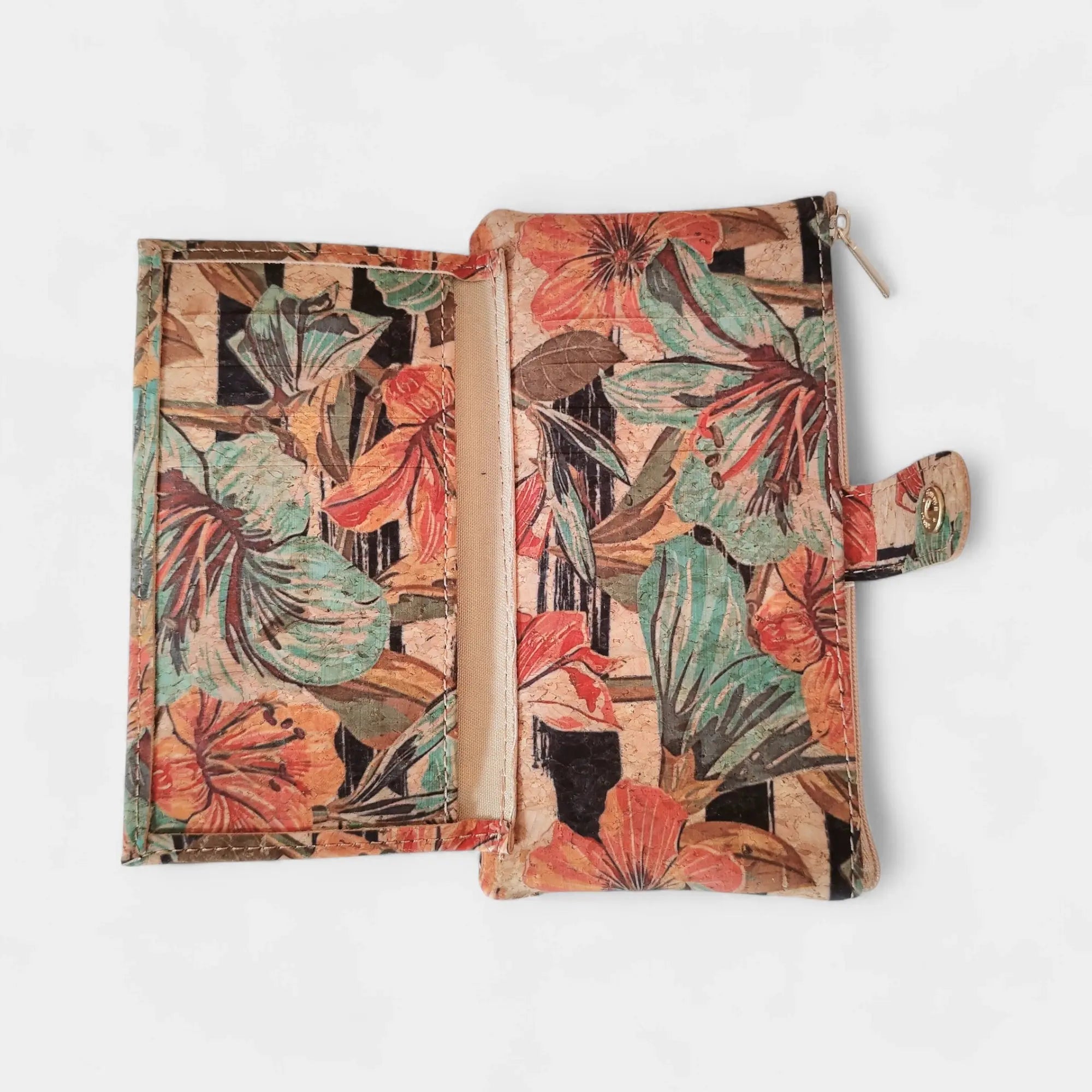 Portefeuille en liège cercles colorés,  Lalie  Karmyliege