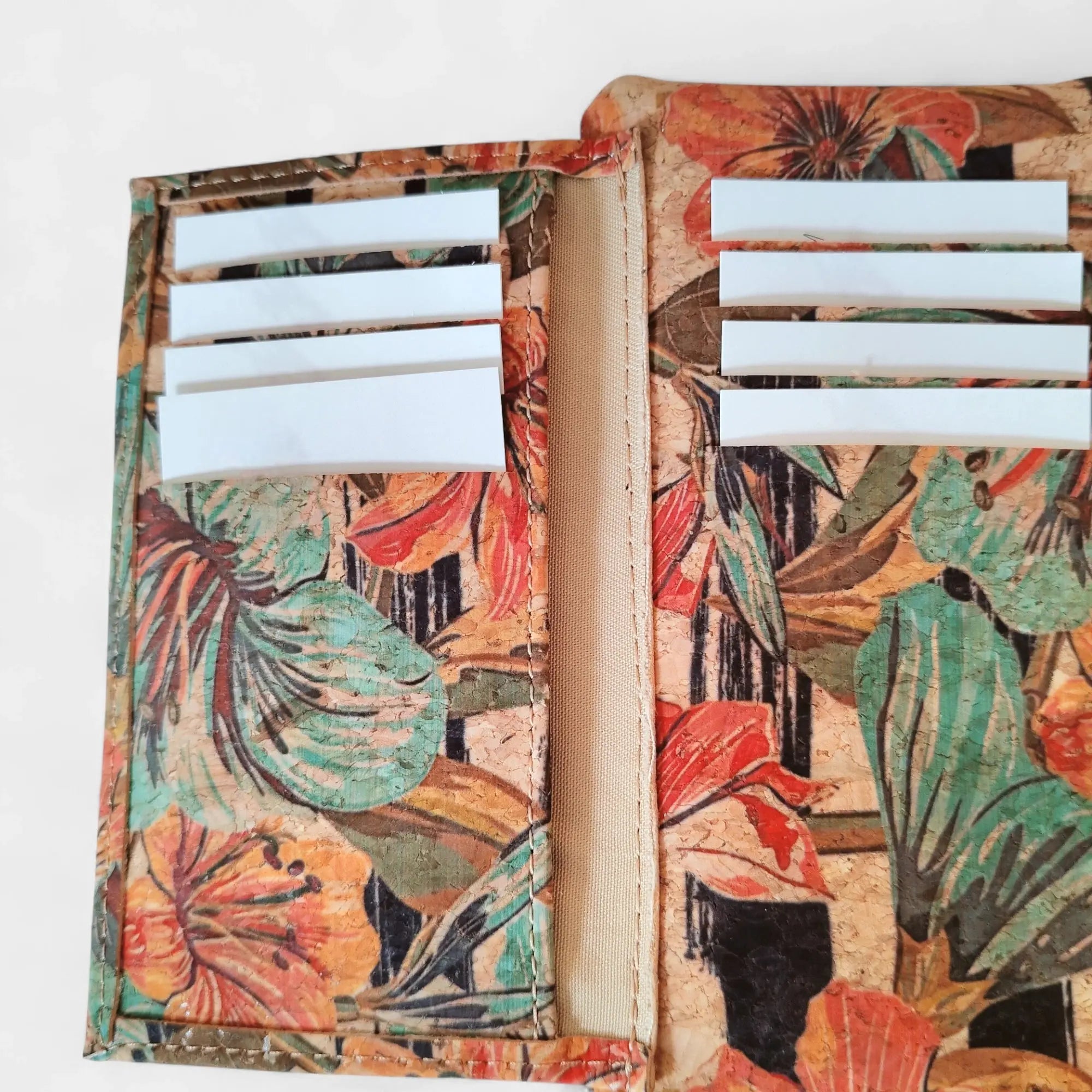 Portefeuille en liège cercles colorés,  Lalie  Karmyliege