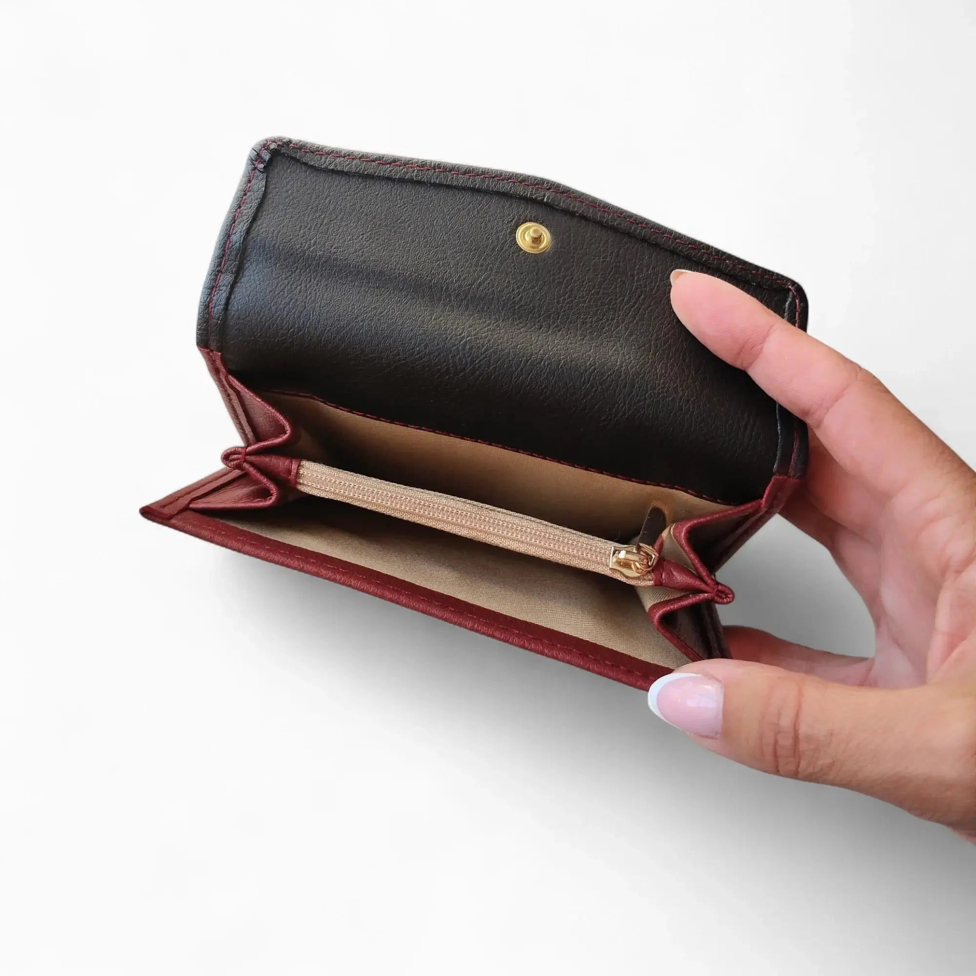 Portefeuille vegan en liège ou peau de pomme, Tiffany Karmyliege