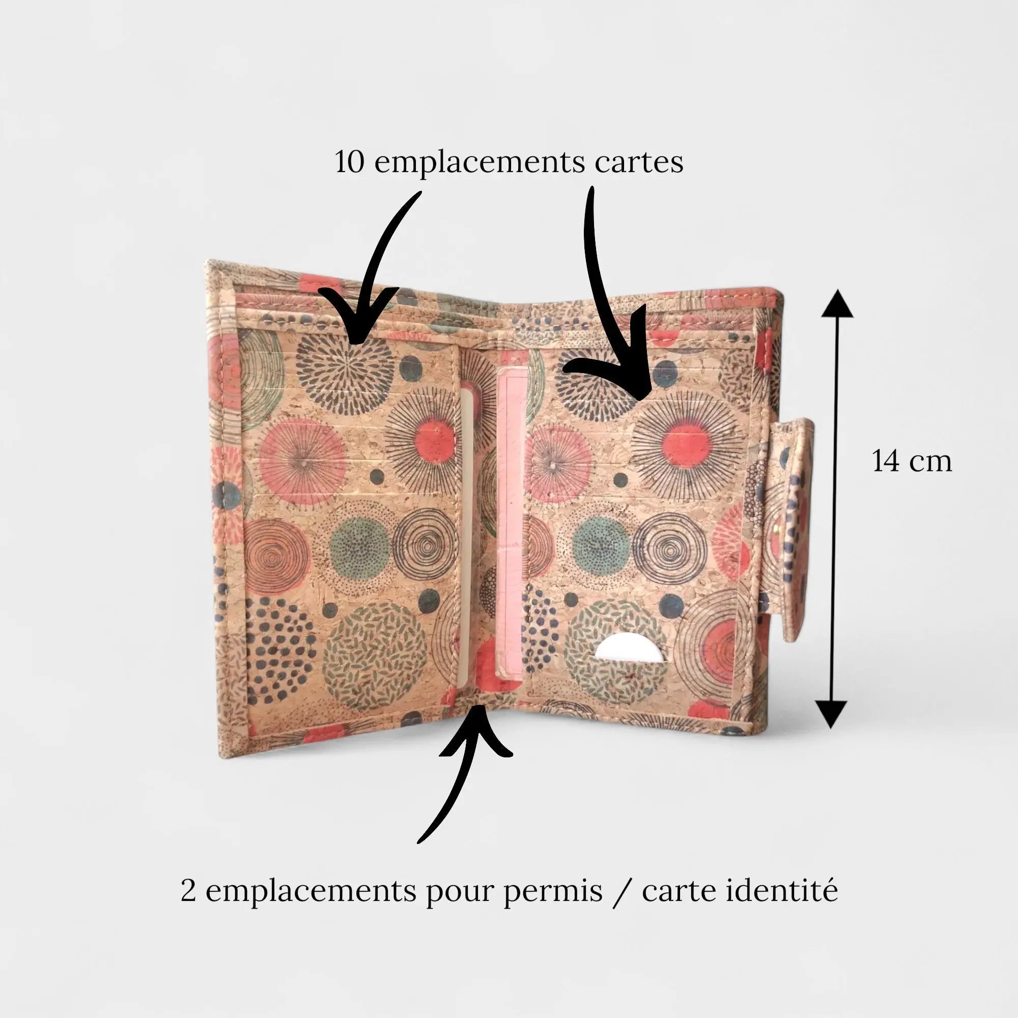 Portefeuille vegan en liège, Tiffany Karmyliege